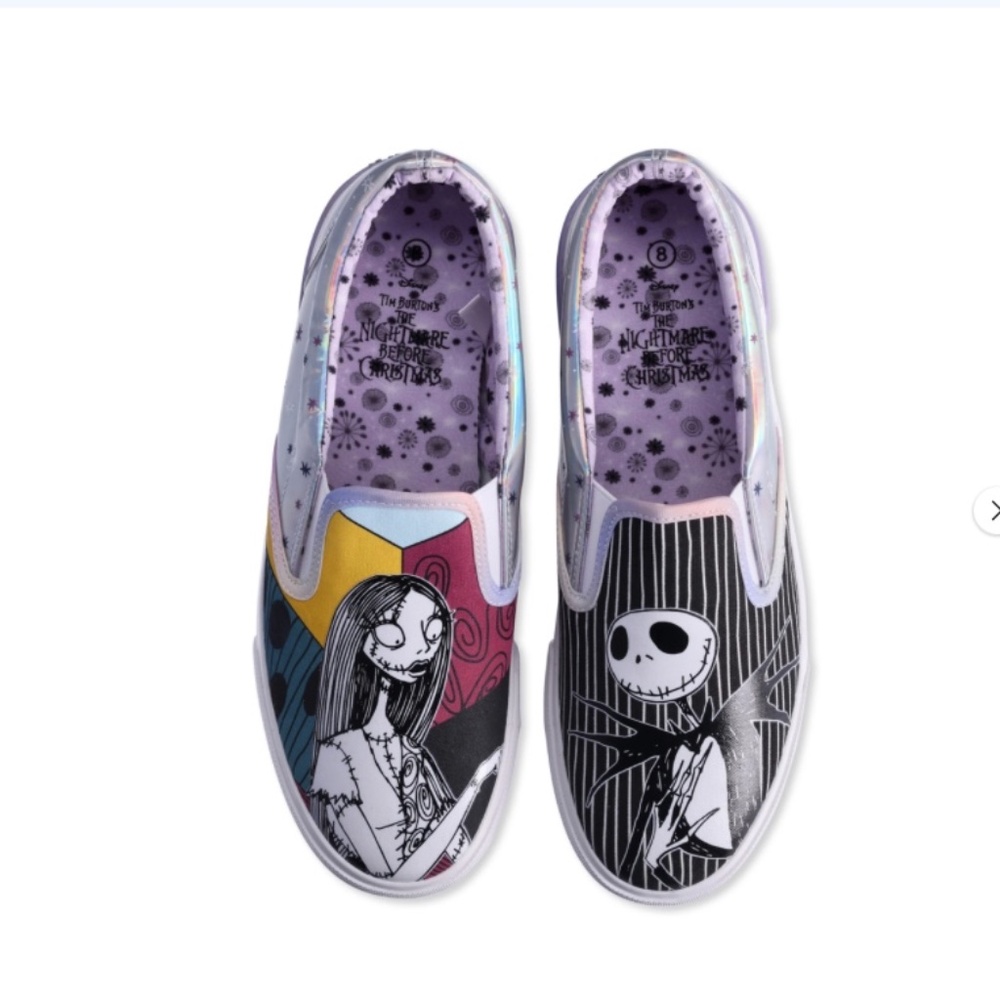 Jack Sally Hand Painted Canvas Shoes Custom Casual Sneaker Lace up High Top